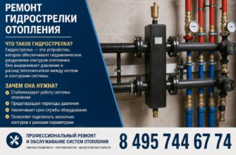Ремонт гидрострелки отопления