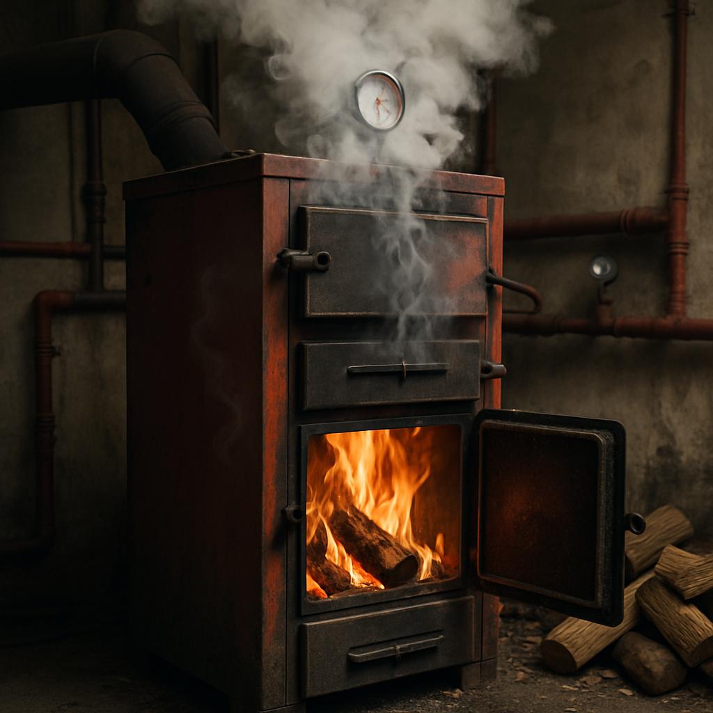 Перегрев дровяного котла