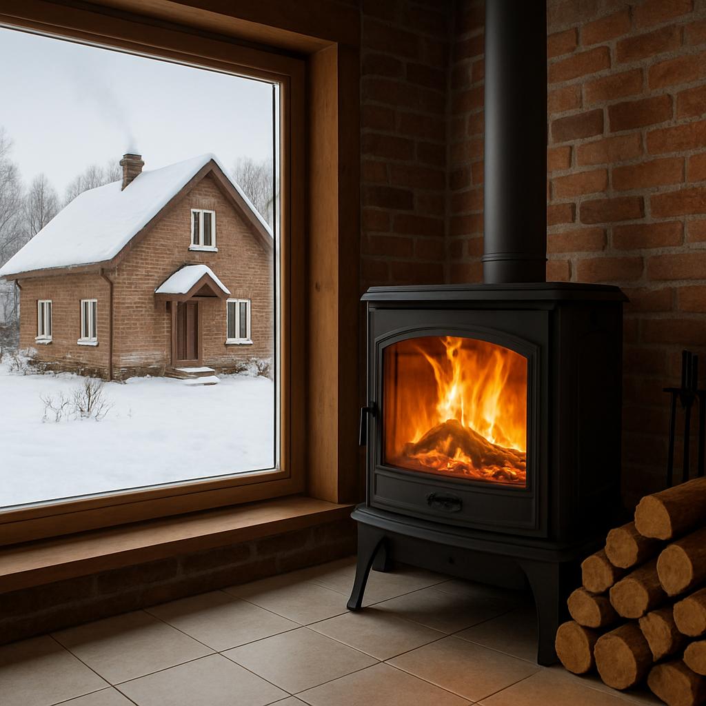 Дровяное отопление частного дома в Подмосковье Дровяное отопление частного дома в Подмосковье