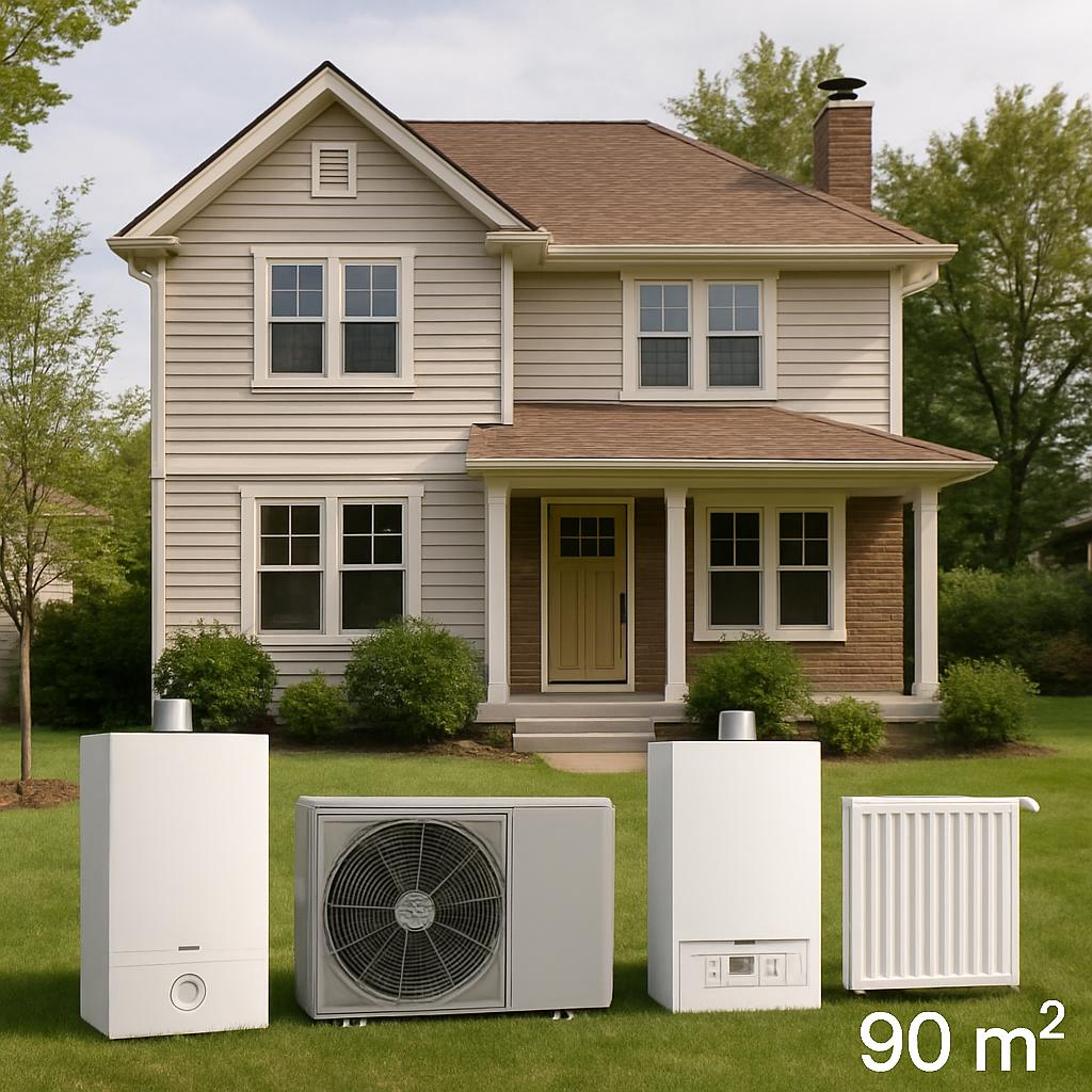 Как обогреть дом 90 м² Как обогреть дом 90 м²