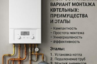 Самый распространённый вариант монтажа котельных