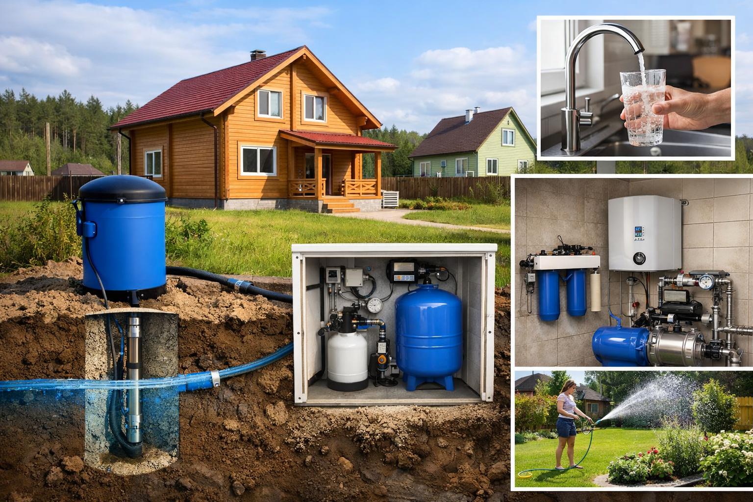 Почему частный дом в Юрцово нуждается в индивидуальном водоснабжении — решаем проблему раз и навсегда