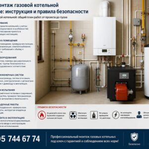 Пошаговый монтаж газовой котельной в частном доме