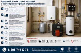 Пошаговый монтаж газовой котельной в частном доме
