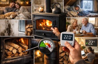 Как правильно управлять температурой дровяного отопления в доме