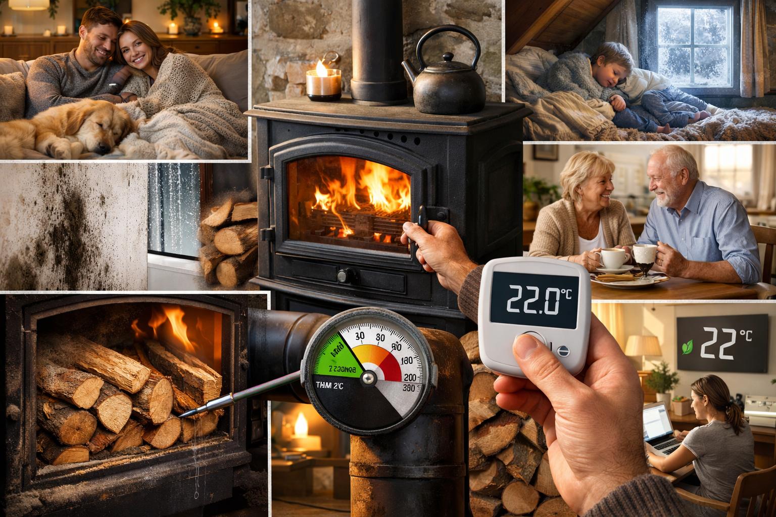 Обеспечьте идеальный микроклимат: почему управление температурой дровяного отопления критично