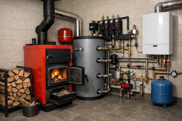 Котельная для дома с дровяным котлом