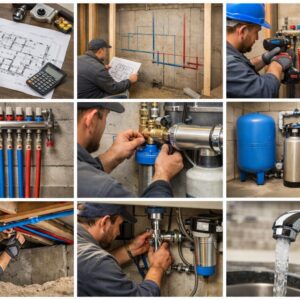 Монтаж водоснабжения в коттедже