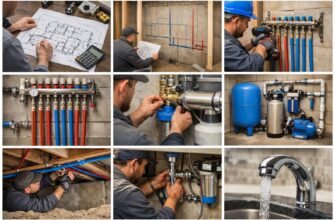 Монтаж водоснабжения в коттедже