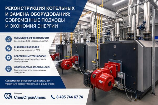 Реконструкция котельных и замена оборудования