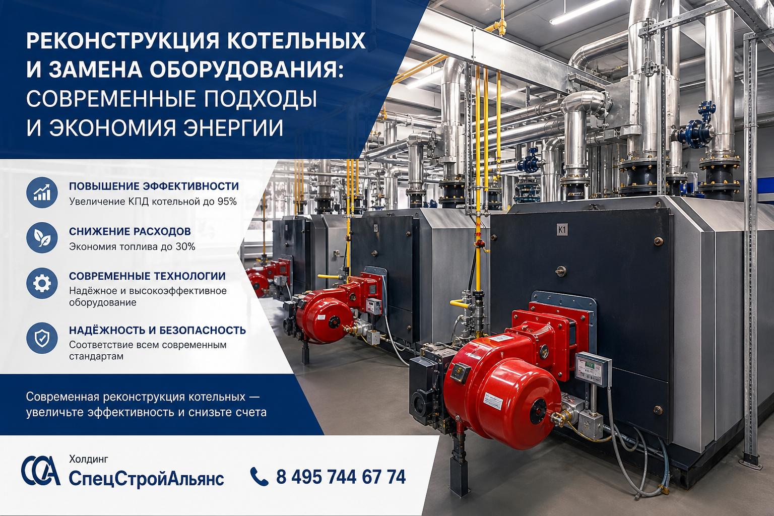 Современная реконструкция котельных — увеличьте эффективность и снизьте счета Современная реконструкция котельных — увеличьте эффективность и снизьте счета