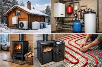 Отопление дачи в Московской области