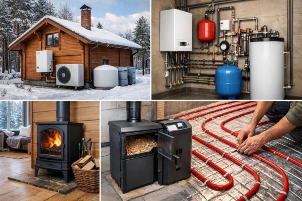 Отопление дачи в Московской области