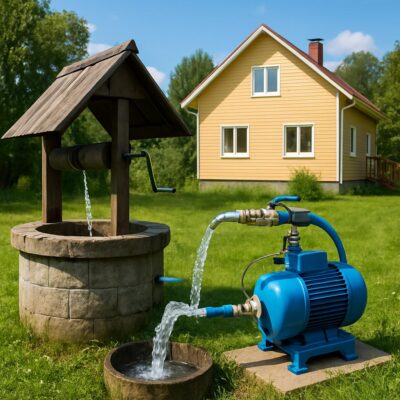 Водоснабжение загородного дома из колодца