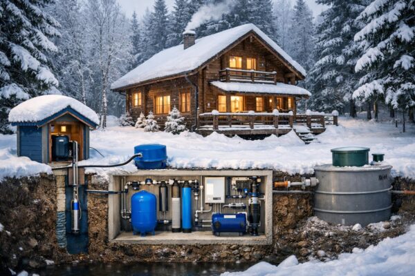Зимнее водоснабжение коттеджа — задача