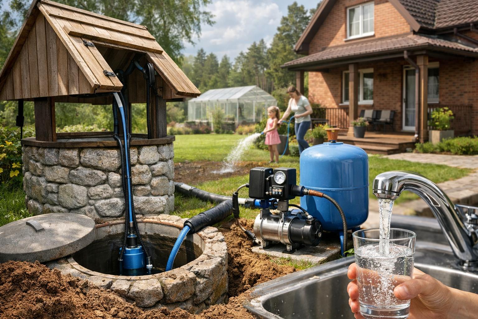 Почему водоснабжение от колодца — надежный выбор для частного дома в Хотьково