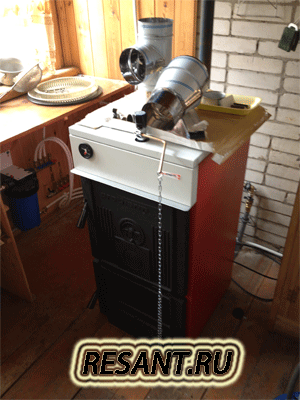 Монтаж дровяного отопления