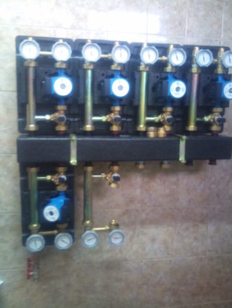 Двухтрубная схема системы отопления