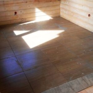 Укладка плитки на деревянный пол: можно ли класть и как это делать