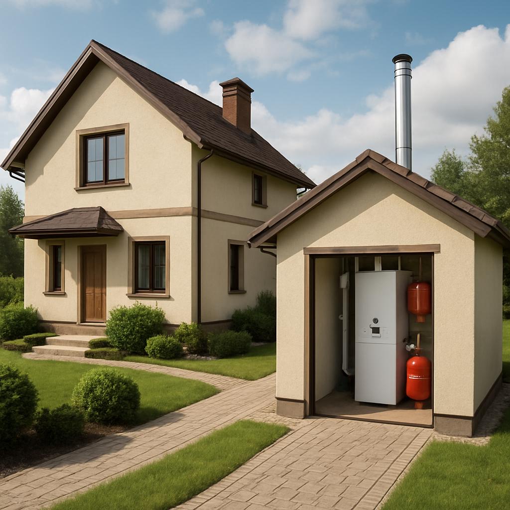 Коттедж - Автономная котельная: комфорт и независимость круглый год от ООО ДИЗАЙН ПРЕСТИЖ