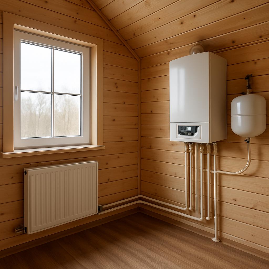 Отопление дома 70 м²