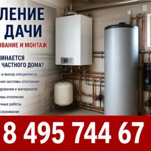 Отопление для дачи: проектирование и монтаж под ключ