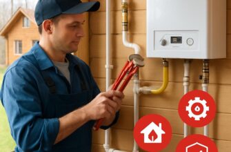 Установка газового отопления дачи