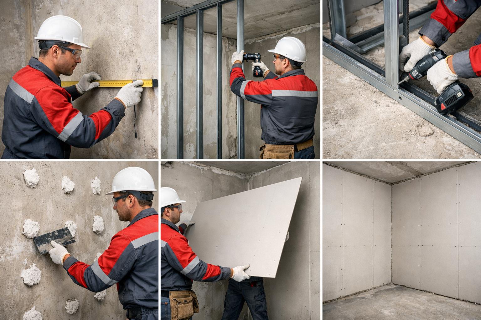 Выравнивание стен гипсокартоном: качественно и быстро от ООО Холдинг СпецСтройАльянс