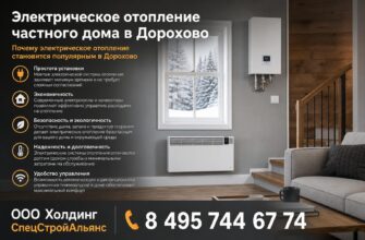 Электрическое отопление частного дома в Дорохово