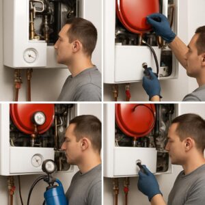 Как правильно закачать воздух в расширительный бак газового котла