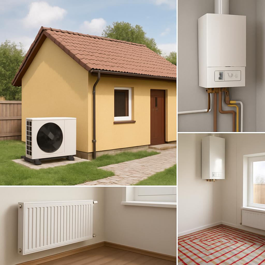 Отопление дома 60 м²