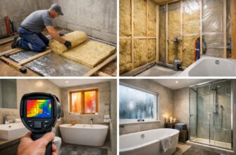 Теплоизоляция ванной комнаты в частном доме