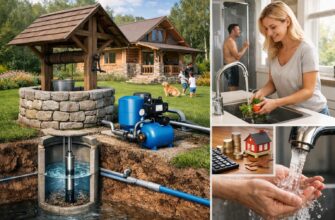 Автономное водоснабжение коттеджа из колодца