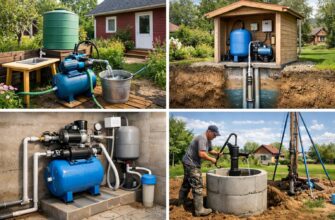 Водоснабжение для дачи: все способы