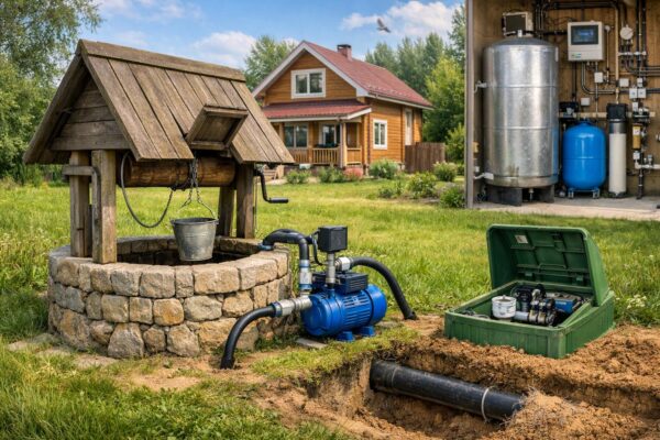 Водоснабжение из колодца в Бородино