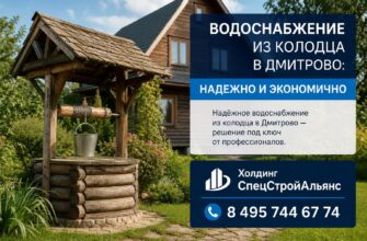 Водоснабжение из колодца в Дмитрово