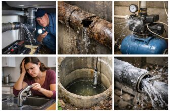 Сбой в системе водоснабжения частного дома