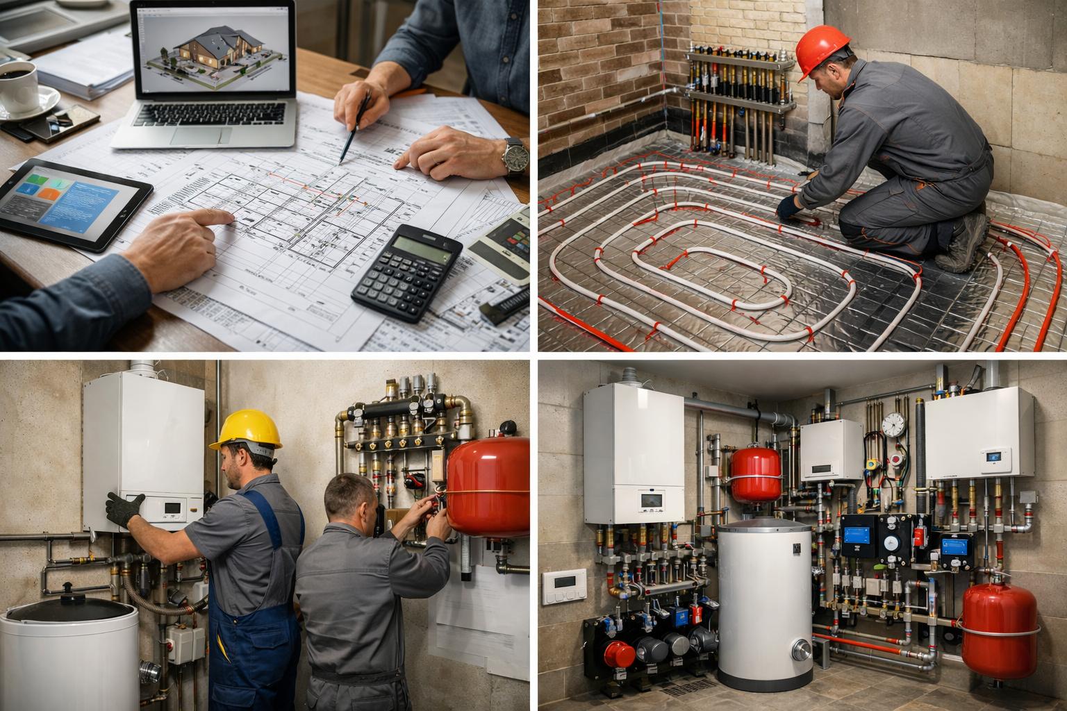 Проектирование отопления дома под ключ — услуги ООО Холдинг СпецСтройАльянс