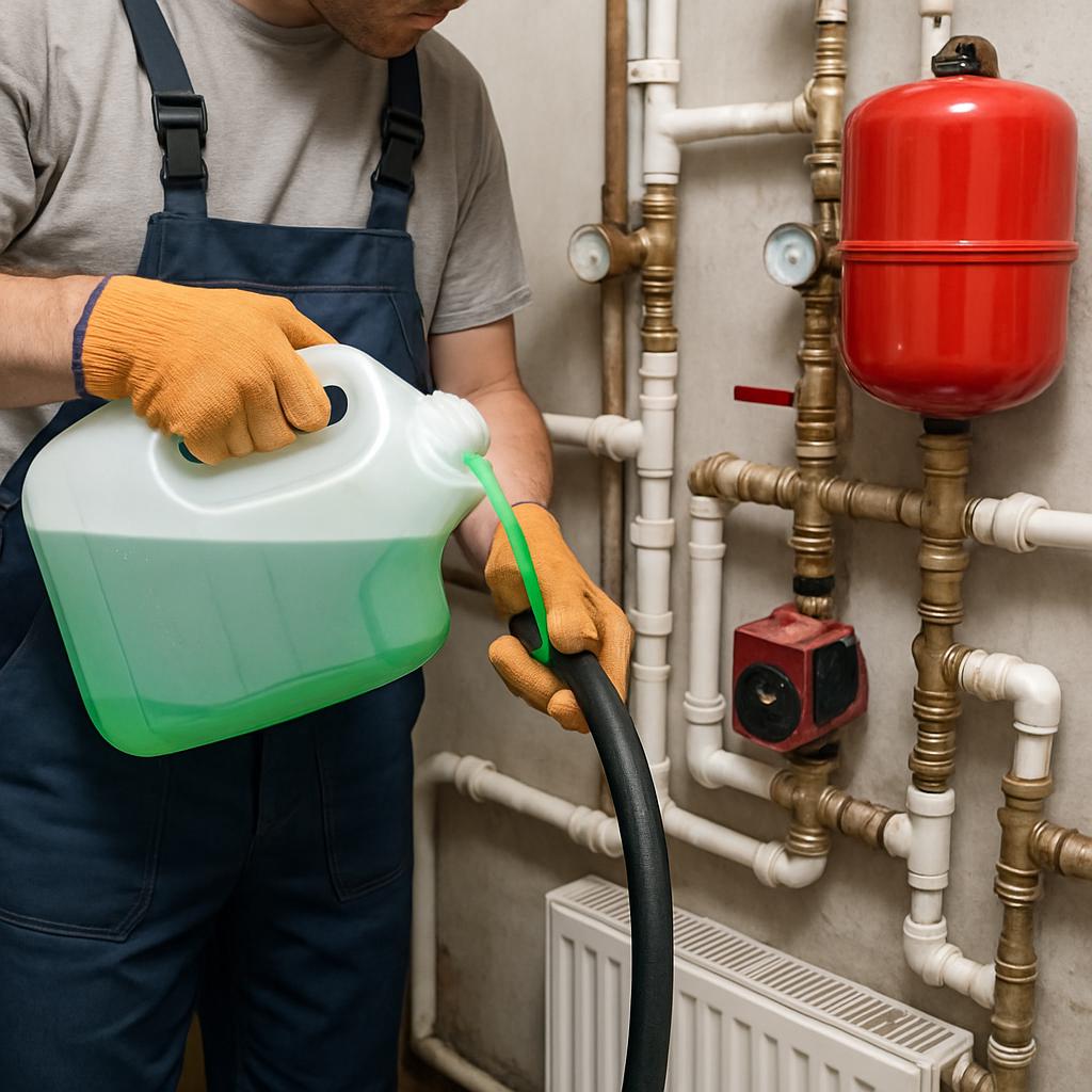 Замена антифриза в автономном отоплении