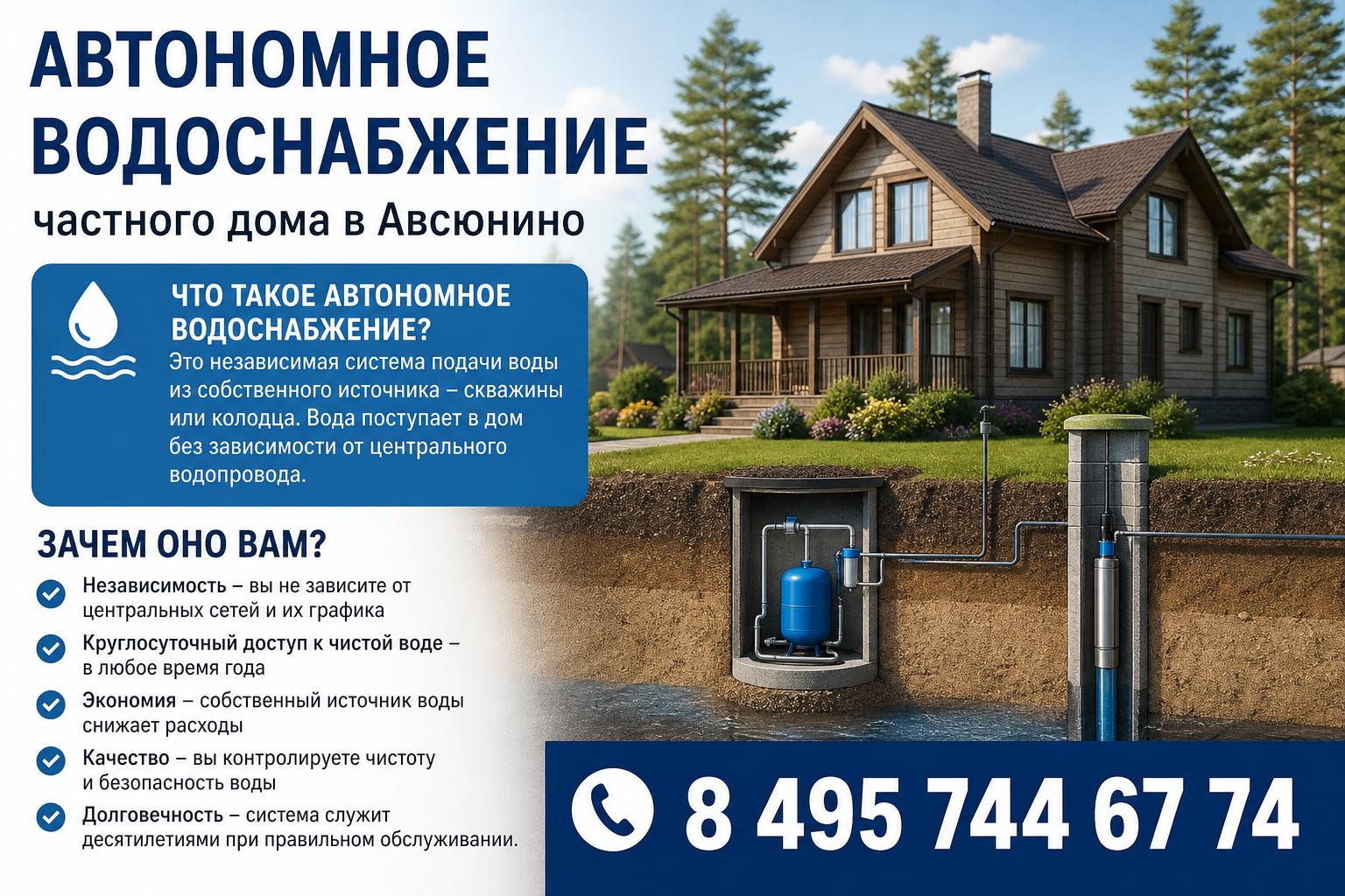 Что такое автономное водоснабжение и зачем оно вам Что такое автономное водоснабжение и зачем оно вам