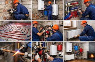 Пошаговый монтаж системы отопления в загородном доме