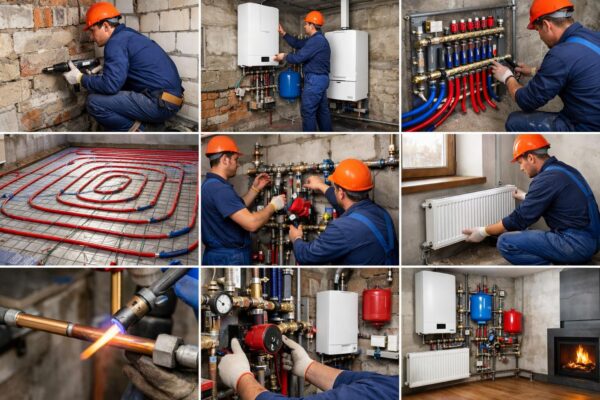 Пошаговый монтаж системы отопления в загородном доме