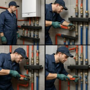 Ремонт коллектора котельной