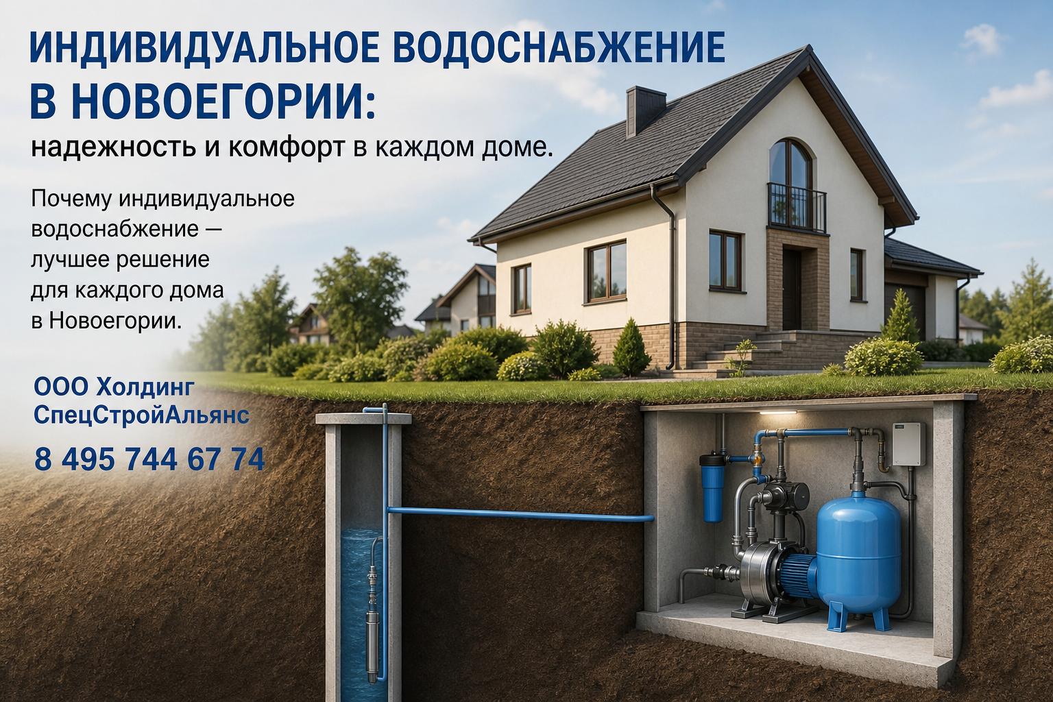 Почему индивидуальное водоснабжение — лучшее решение для каждого дома в Новоегории Почему индивидуальное водоснабжение — лучшее решение для каждого дома в Новоегории