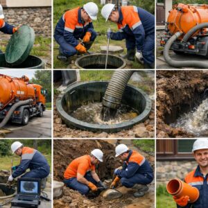 Очистка внешней канализационной сети частного дома