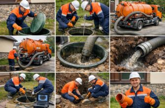 Очистка внешней канализационной сети частного дома