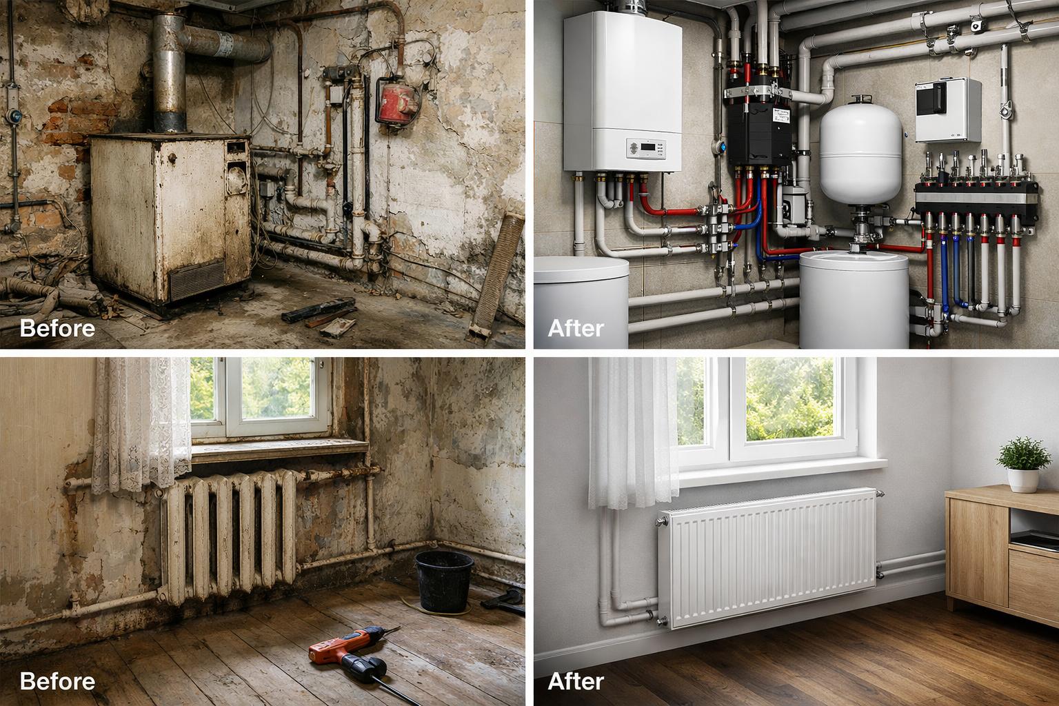 Закажите комплексную перепланировку системы отопления под ключ в Кокошкино Закажите комплексную перепланировку системы отопления под ключ в Кокошкино