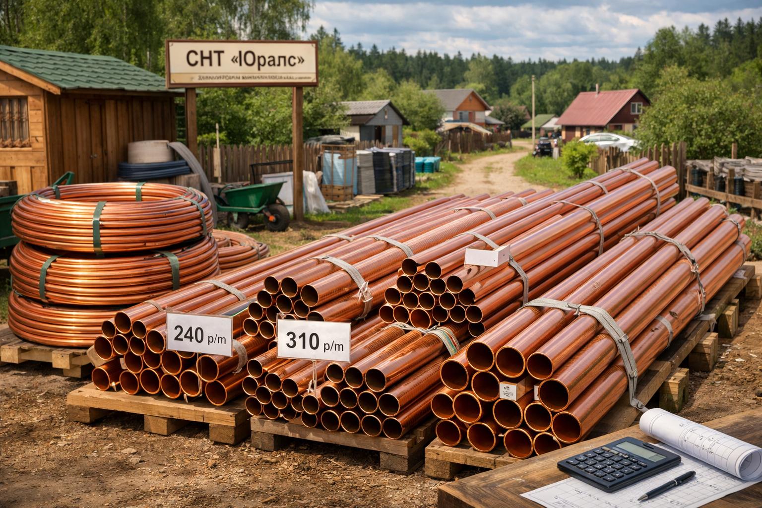 Экономичные цены на медные трубы в Московской области — выгодные решения для дачи