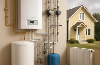 Газовое отопление частного дома в Конобеево: этапы