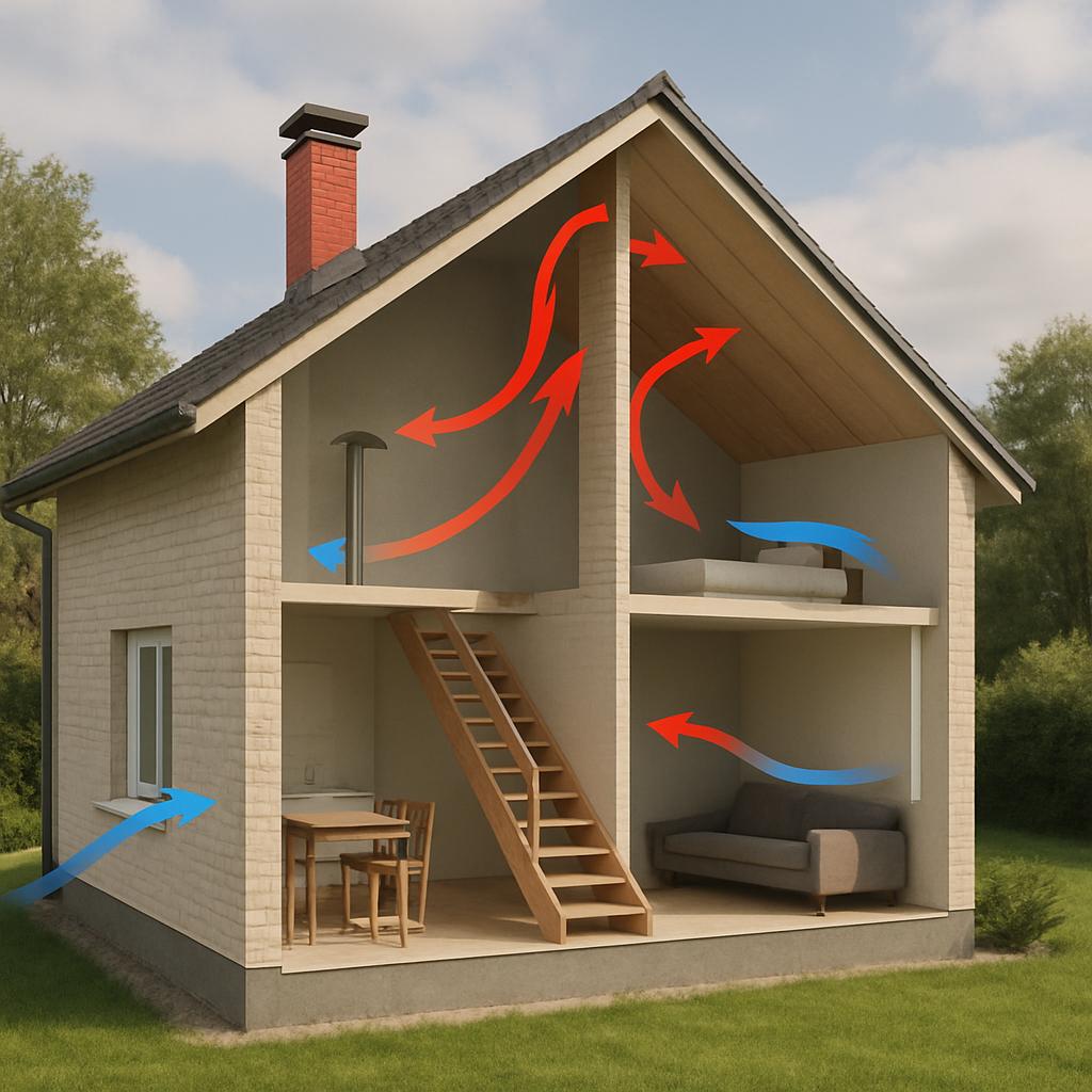 Естественная вентиляция в частном доме